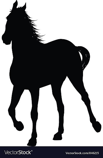  					Running horse vector&nbsp;image														