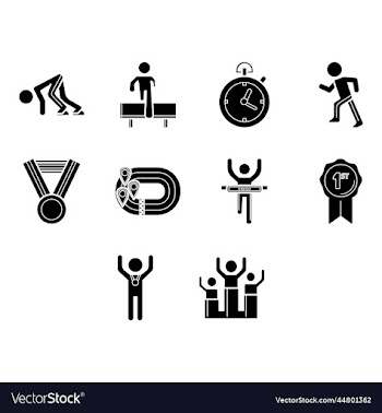 running icon set