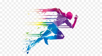 Running Illustration - Creative creative vector 