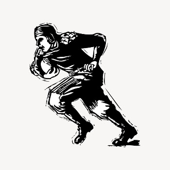 Running man clipart, vintage illustration | Free Vector - rawpixel