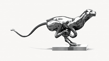 Running panther, isolated sculpture image | Free Photo - rawpixel