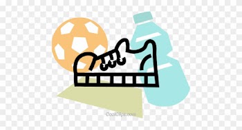 Running Shoe With Soccer Ball Royalty Free Vector Clip - Running Shoe With Soccer Ball Royalty Free Vector Clip