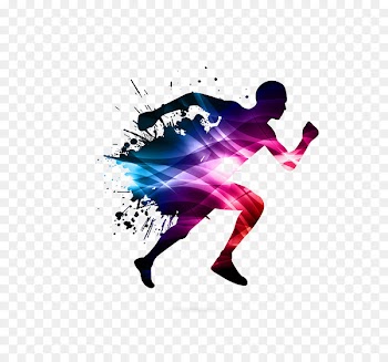 Running Sport Racing 5K run Marathon - Race against time 