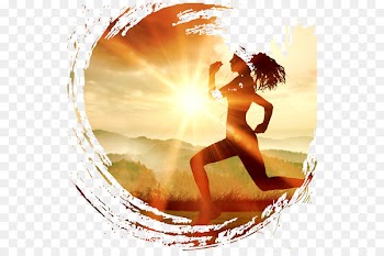 Running Sports bra Pedometer Jogging - Running woman 