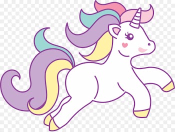 Running Unicorn Clip art - topo 