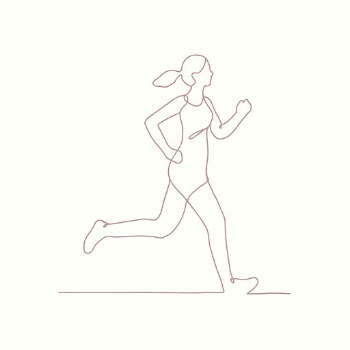 Running woman sticker, healthy life | Free Vector Illustration - rawpixel