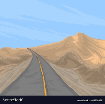 Rural scene vector image