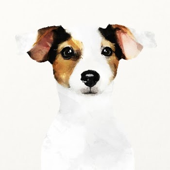 Russell Terrier dog watercolor illustration, | Free Photo Illustration - rawpixel