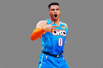 Russell Westbrook PNG Image Transparent Background