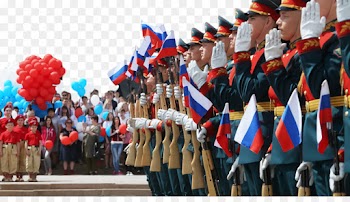 Russia Day, National Day, Russia, People, Marching PNG