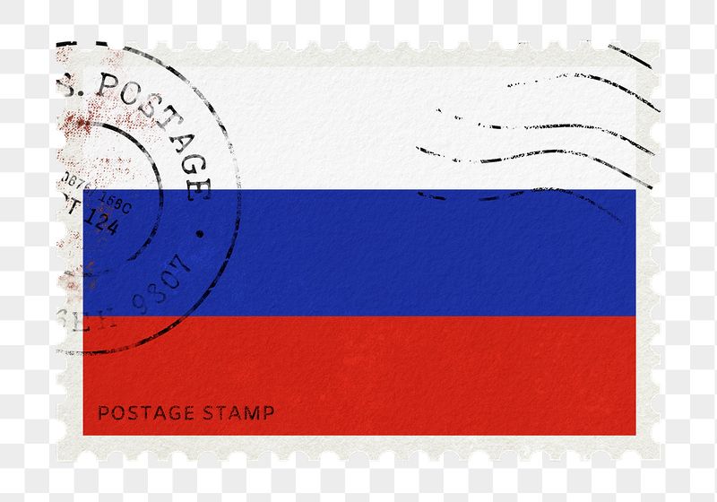 Russia flag png post stamp | Free PNG - rawpixel
