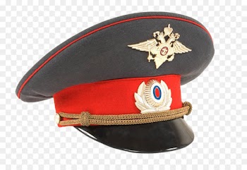 Russia Peaked cap Police officer Stock photography - Red police hat 