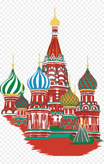 Russian architecture T-shirt Soviet Union - Vector Hand-painted Russian style architecture 