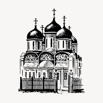 Russian buildings clipart, Byzantine architecture | Free Vector - rawpixel