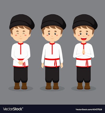 russian character with various expression