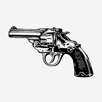 Russian roulette gun, weapon illustration. | Free Photo Illustration - rawpixel