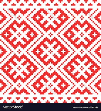 Russian traditional ornament vector image
