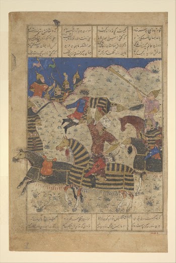 "Rustam Overpowers the King of Hamavaran", | Free Photo - rawpixel