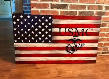 Rustic American Flag, USMC Flag | Home Renovating Recommendations ...