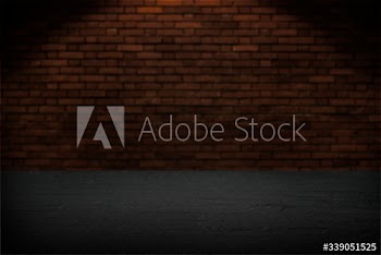 Rustic brick wall background