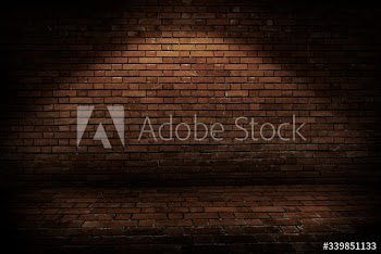 Rustic brick wall background