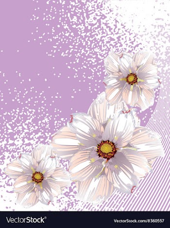 Rustic Floral Background vector image