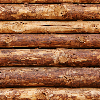 Rustic Log Cabin Wall Texture