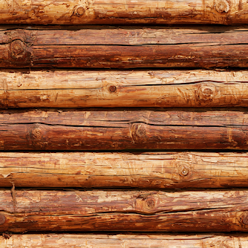 Rustic Log Cabin Wall Texture