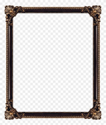 Rustic Wood Frame Clipart 5 By Cheryl - Vintage Wood Frame Png