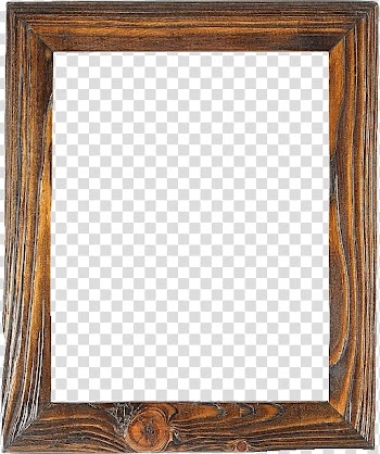 Rustic Wood Frames s, brown frame illustration transparent background PNG clipart