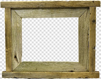 Rustic Wood Frames s, rectangular brown wooden frame transparent background PNG clipart