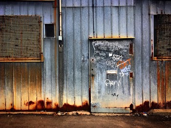 Rusty Metal Door