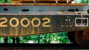 rusty train wagon