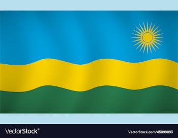 rwanda flag background