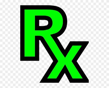 Rx Logo Clip Art At Clker Com Vector Clip Art Online - Medical Prescription