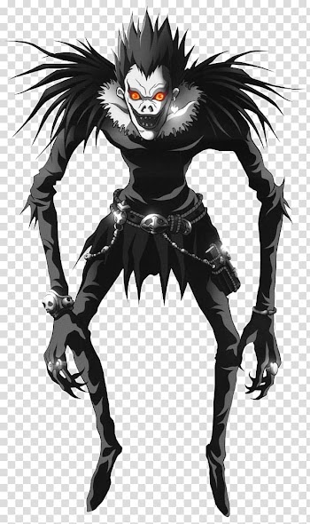 Ryuk Light Yagami Rem Death Note Misa Amane, Shinigami transparent background PNG clipart