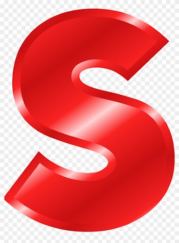 S Alphabet Letters Clipart - Alphabet Letters In Red