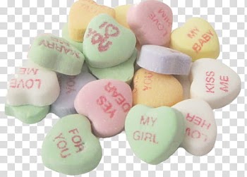 S, assorted-color heart pastries transparent background PNG clipart