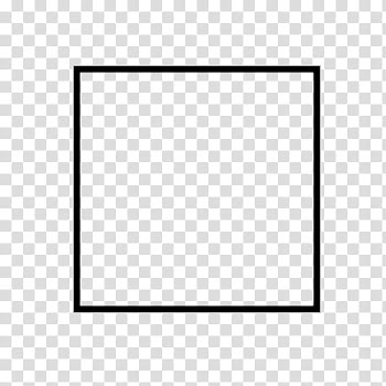 S, black frame transparent background PNG clipart