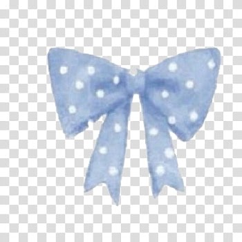 S, blue and white polka-dot ribbon illustration transparent background PNG clipart