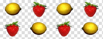 + &#s  [ Full] |, eight lemon and strawberry fruit illustration transparent background PNG clipart