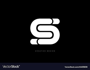 s letter initial branding symbol