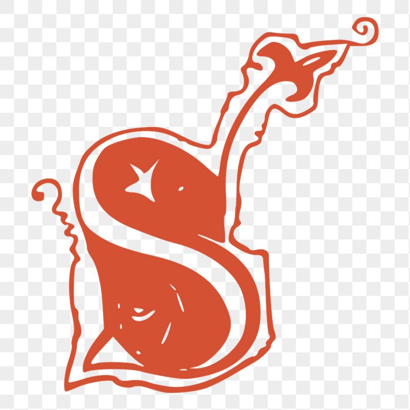 S letter png sticker, vintage | Free PNG - rawpixel