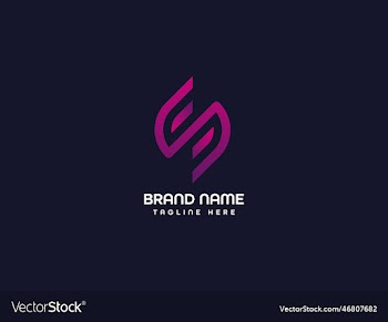 s modern letter logo