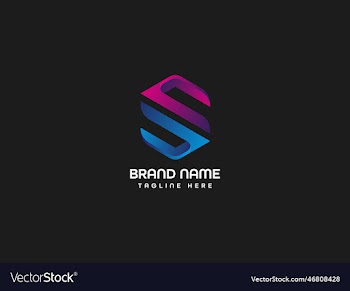 s modern letter logo