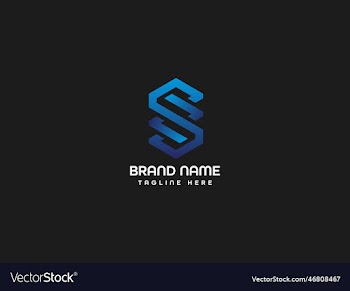 s modern letter logo