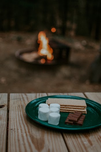 S'mores by the campfire.