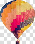 S, multicolored hot air balloon transparent background PNG clipart