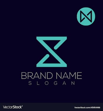 s or n two sides logo design