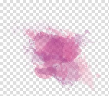 S, pink watercolor splash transparent background PNG clipart